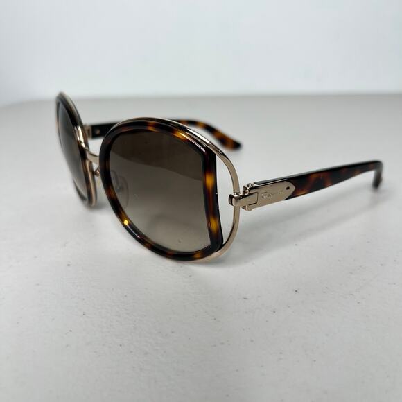 Salvatore Ferragamo Round Tortoiseshell Sungalsses main image 5